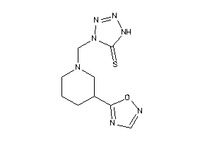 4-[[3-(1,2,4-oxadiazol-5-yl)piperidino]methyl]-1H-tetrazole-5-thione