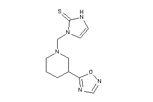 Image of 1-[[3-(1,2,4-oxadiazol-5-yl)piperidino]methyl]-4-imidazoline-2-thione