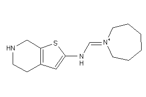 Azepan-1-ium-1-ylidenemethyl(4,5,6,7-tetrahydrothieno[2,3-c]pyridin-2-yl)amine