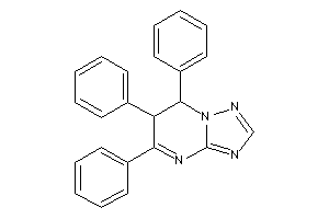 5,6,7-triphenyl-6,7-dihydro-[1,2,4]triazolo[1,5-a]pyrimidine