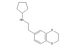 Cyclopentyl-[2-(2,3-dihydro-1,4-benzodioxin-6-yl)ethyl]amine