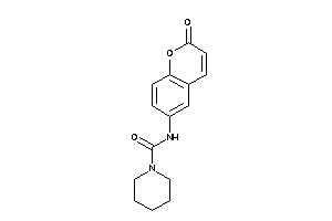 N-(2-ketochromen-6-yl)piperidine-1-carboxamide