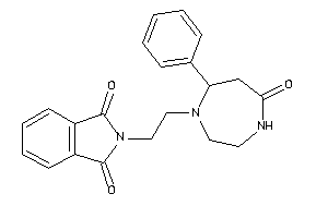 2-[2-(5-keto-7-phenyl-1,4-diazepan-1-yl)ethyl]isoindoline-1,3-quinone
