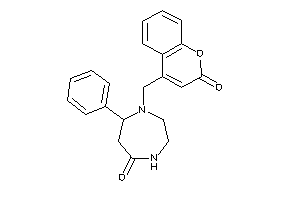 Image of 1-[(2-ketochromen-4-yl)methyl]-7-phenyl-1,4-diazepan-5-one