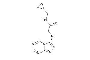 N-(cyclopropylmethyl)-2-([1,2,4]triazolo[4,3-a][1,3,5]triazin-3-ylthio)acetamide
