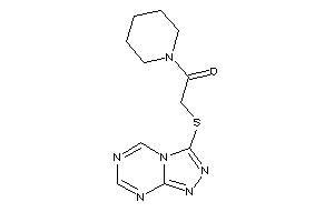 1-piperidino-2-([1,2,4]triazolo[4,3-a][1,3,5]triazin-3-ylthio)ethanone