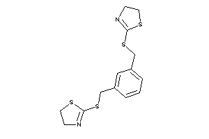 2-[[3-[(2-thiazolin-2-ylthio)methyl]benzyl]thio]-2-thiazoline