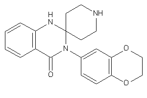 3-(2,3-dihydro-1,4-benzodioxin-6-yl)spiro[1H-quinazoline-2,4'-piperidine]-4-one