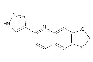6-(1H-pyrazol-4-yl)-[1,3]dioxolo[4,5-g]quinoline