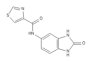 Image of N-(2-keto-1,3-dihydrobenzimidazol-5-yl)thiazole-4-carboxamide