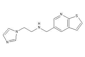 2-imidazol-1-ylethyl(thieno[2,3-b]pyridin-5-ylmethyl)amine
