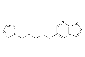 3-pyrazol-1-ylpropyl(thieno[2,3-b]pyridin-5-ylmethyl)amine