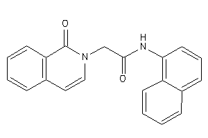 Image of 2-(1-keto-2-isoquinolyl)-N-(1-naphthyl)acetamide