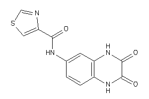 Image of N-(2,3-diketo-1,4-dihydroquinoxalin-6-yl)thiazole-4-carboxamide
