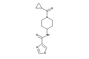 Image of N-[1-(cyclopropanecarbonyl)-4-piperidyl]thiazole-4-carboxamide