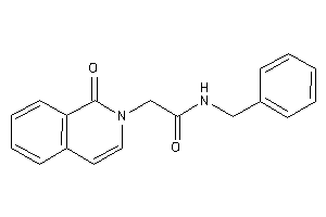 Image of N-benzyl-2-(1-keto-2-isoquinolyl)acetamide