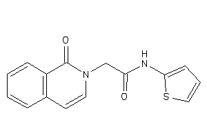 2-(1-keto-2-isoquinolyl)-N-(2-thienyl)acetamide