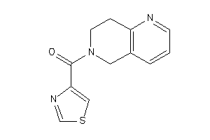 7,8-dihydro-5H-1,6-naphthyridin-6-yl(thiazol-4-yl)methanone