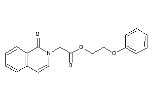 2-(1-keto-2-isoquinolyl)acetic Acid 2-phenoxyethyl Ester