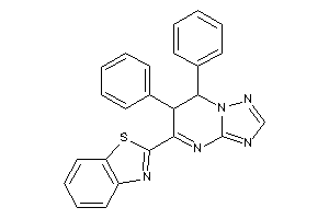 2-(6,7-diphenyl-6,7-dihydro-[1,2,4]triazolo[1,5-a]pyrimidin-5-yl)-1,3-benzothiazole