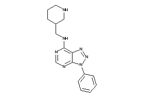 (3-phenyltriazolo[4,5-d]pyrimidin-7-yl)-(3-piperidylmethyl)amine