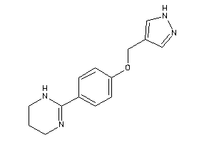 Image of 2-[4-(1H-pyrazol-4-ylmethoxy)phenyl]-1,4,5,6-tetrahydropyrimidine