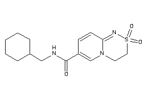 N-(cyclohexylmethyl)-2,2-diketo-3,4-dihydropyrido[2,1-c][1,2,4]thiadiazine-7-carboxamide