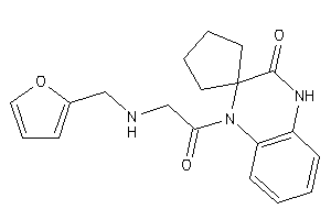 Image of 4-[2-(2-furfurylamino)acetyl]spiro[1H-quinoxaline-3,1'-cyclopentane]-2-one