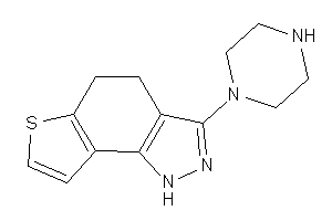 Image of 3-piperazino-4,5-dihydro-1H-thieno[2,3-g]indazole