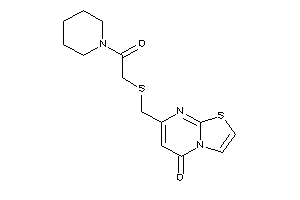 7-[[(2-keto-2-piperidino-ethyl)thio]methyl]thiazolo[3,2-a]pyrimidin-5-one