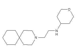 2-(9-azaspiro[5.5]undecan-9-yl)ethyl-tetrahydropyran-4-yl-amine