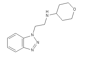 2-(benzotriazol-1-yl)ethyl-tetrahydropyran-4-yl-amine
