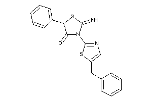 3-(5-benzylthiazol-2-yl)-2-imino-5-phenyl-thiazolidin-4-one