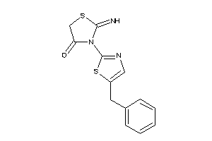 3-(5-benzylthiazol-2-yl)-2-imino-thiazolidin-4-one
