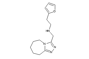 2-(2-furyl)ethyl-(6,7,8,9-tetrahydro-5H-[1,2,4]triazolo[4,3-a]azepin-3-ylmethyl)amine
