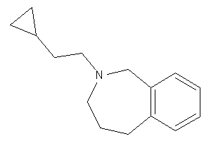 2-(2-cyclopropylethyl)-1,3,4,5-tetrahydro-2-benzazepine