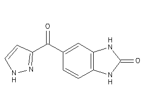 5-(1H-pyrazole-3-carbonyl)-1,3-dihydrobenzimidazol-2-one