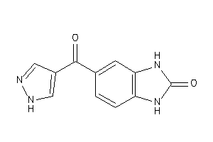 Image of 5-(1H-pyrazole-4-carbonyl)-1,3-dihydrobenzimidazol-2-one
