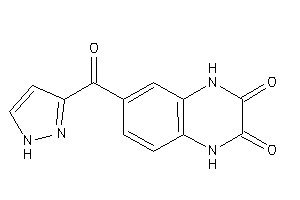 Image of 6-(1H-pyrazole-3-carbonyl)-1,4-dihydroquinoxaline-2,3-quinone
