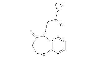 Image of 5-(2-cyclopropyl-2-keto-ethyl)-2,3-dihydro-1,5-benzoxazepin-4-one