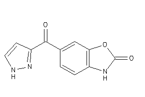 6-(1H-pyrazole-3-carbonyl)-3H-1,3-benzoxazol-2-one