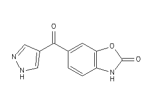 6-(1H-pyrazole-4-carbonyl)-3H-1,3-benzoxazol-2-one