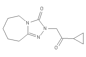 2-(2-cyclopropyl-2-keto-ethyl)-6,7,8,9-tetrahydro-5H-[1,2,4]triazolo[4,3-a]azepin-3-one