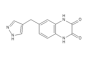6-(1H-pyrazol-4-ylmethyl)-1,4-dihydroquinoxaline-2,3-quinone