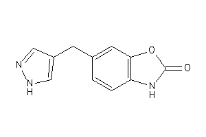6-(1H-pyrazol-4-ylmethyl)-3H-1,3-benzoxazol-2-one