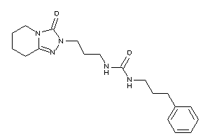1-[3-(3-keto-5,6,7,8-tetrahydro-[1,2,4]triazolo[4,3-a]pyridin-2-yl)propyl]-3-(3-phenylpropyl)urea