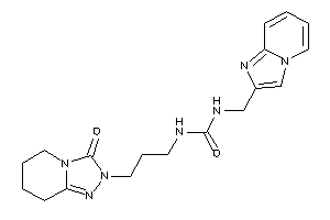 1-(imidazo[1,2-a]pyridin-2-ylmethyl)-3-[3-(3-keto-5,6,7,8-tetrahydro-[1,2,4]triazolo[4,3-a]pyridin-2-yl)propyl]urea