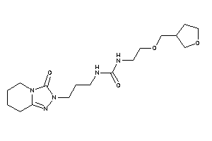 1-[3-(3-keto-5,6,7,8-tetrahydro-[1,2,4]triazolo[4,3-a]pyridin-2-yl)propyl]-3-[2-(tetrahydrofuran-3-ylmethoxy)ethyl]urea