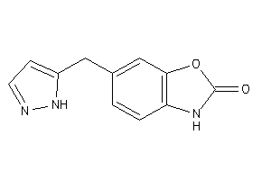 6-(1H-pyrazol-5-ylmethyl)-3H-1,3-benzoxazol-2-one