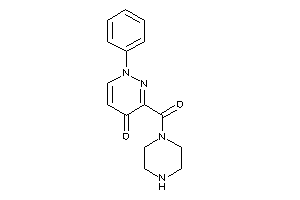 Image of 1-phenyl-3-(piperazine-1-carbonyl)pyridazin-4-one